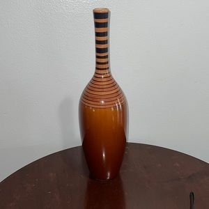 Sagebrook Home Ceramic Decorative Gourd Table Vase 18”